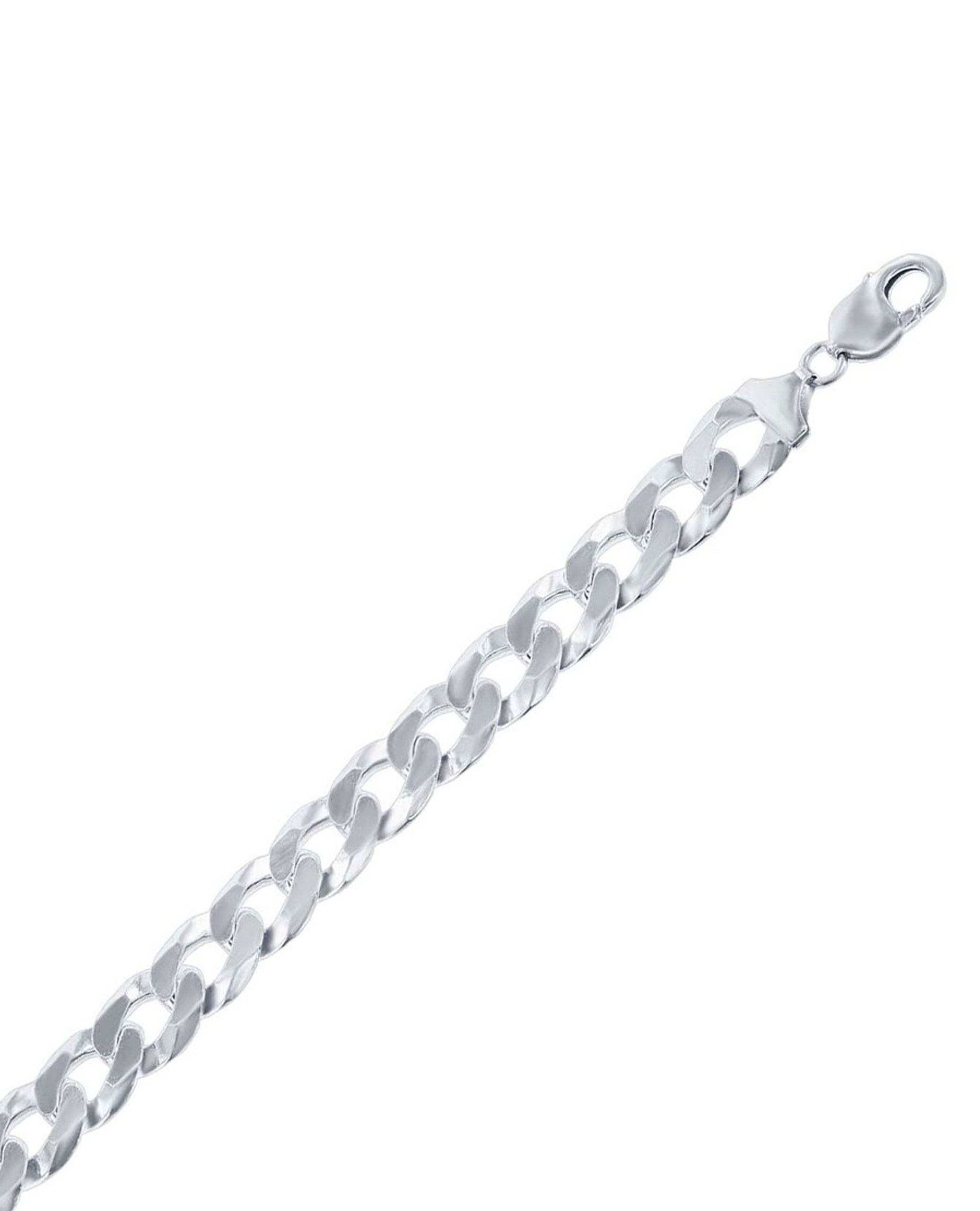 Sterling Silver 3.45mm Cuban Chain - 20 Inches