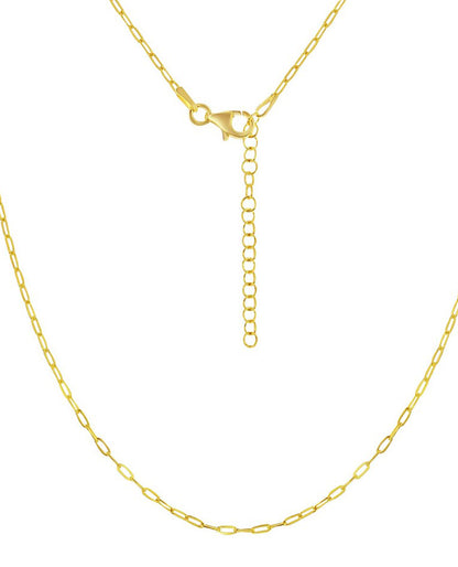 Sterling Silver 1.65mm Paperclip Chain