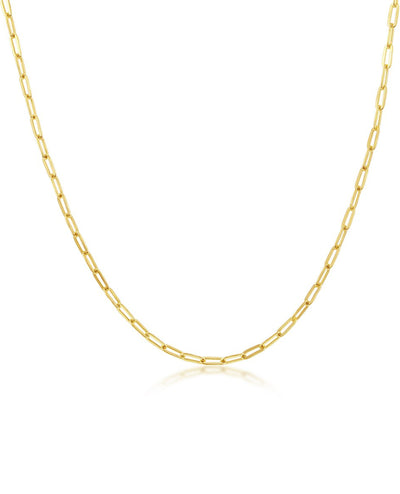 Sterling Silver 1.65mm Paperclip Chain