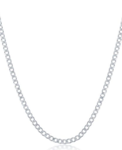 Sterling Silver 2mm Curb Chain- 24 Inches