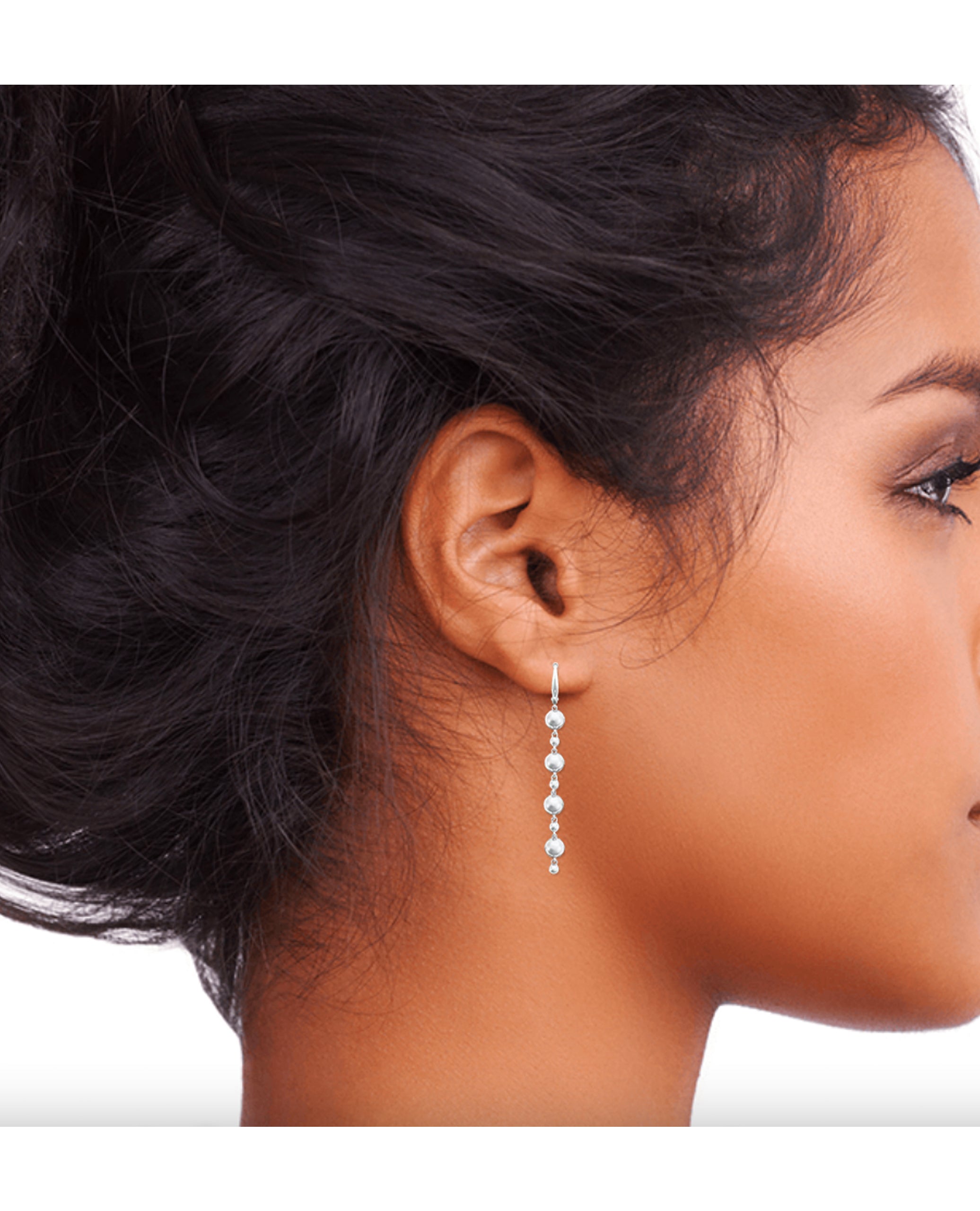 Tacori SE223 Dew Drop Line Sterling Silver Earrings