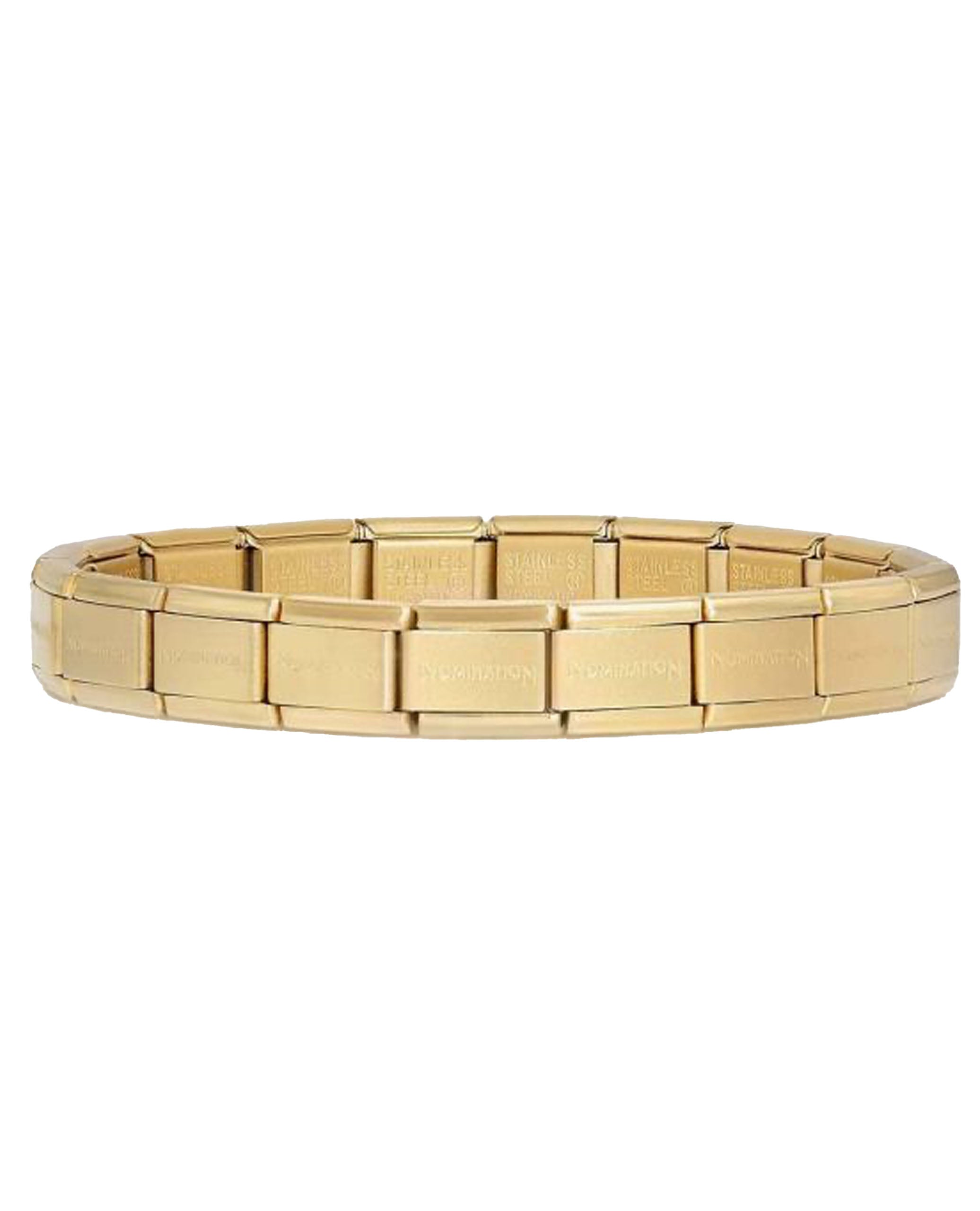 Nomination Composable 030001/SI/065 Classic Band in Stainless Steel Branded - Matte Gold Color