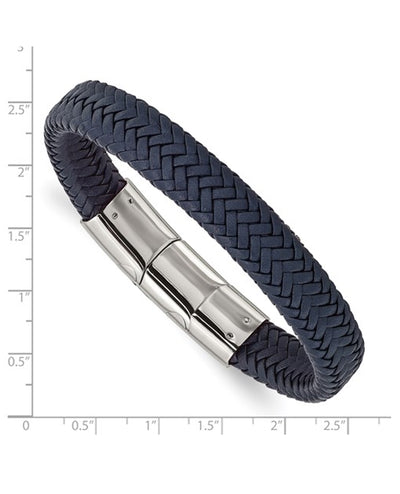 Stainless Steel Navy Blue Bracelet