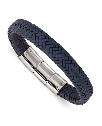 Stainless Steel Navy Blue Bracelet