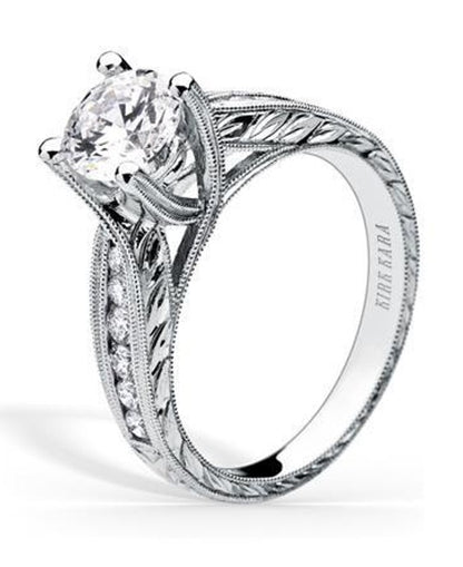 Kirk Kara SS6766-R "Stella" Platinum Engagement Ring