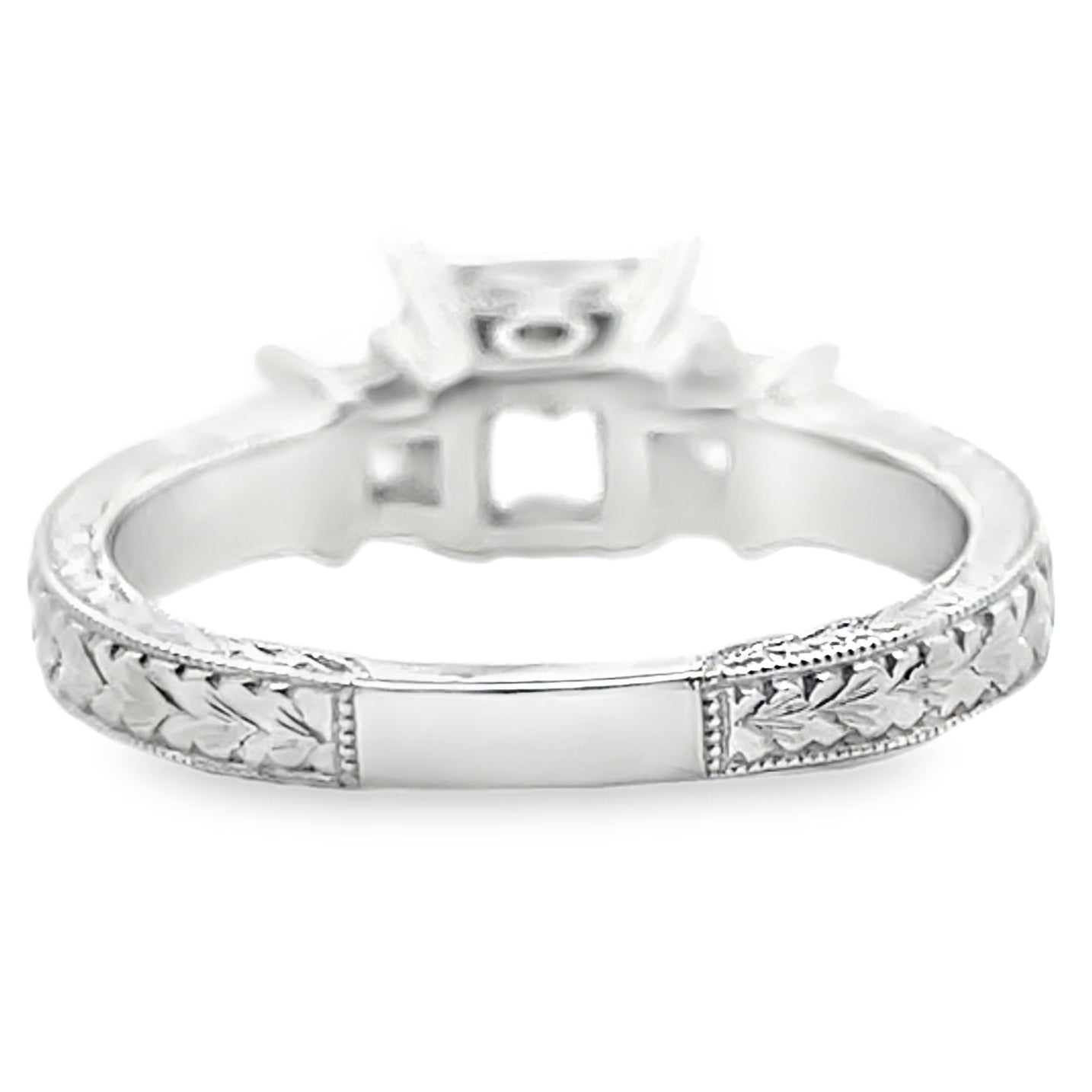 Kirk Kara SS6809D-R 18K White Gold Isabella Diamond Engagement Ring