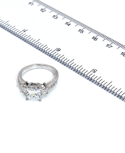 Kirk Kara SS6809D-R 18K White Gold Isabella Diamond Engagement Ring