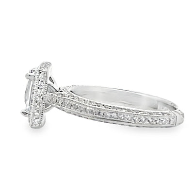 Kirk Kara SS6862-R Carmella 18K White Gold Engagement Ring
