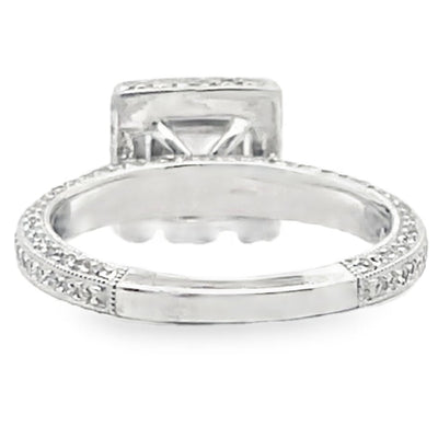 Kirk Kara SS6862-R Carmella 18K White Gold Engagement Ring