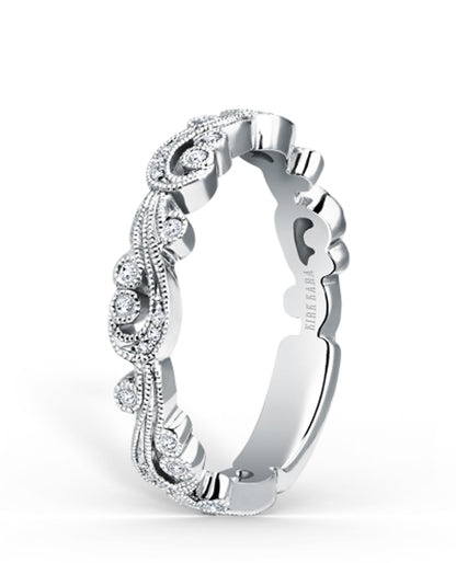 Kirk Kara SS6967-BS1 Angelique 18K White Gold Ring