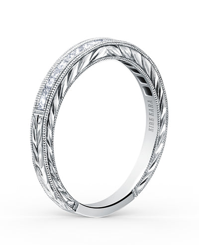 Kirk Kara SS6996-B Carmella Diamond Ring Band 0.31 Carats