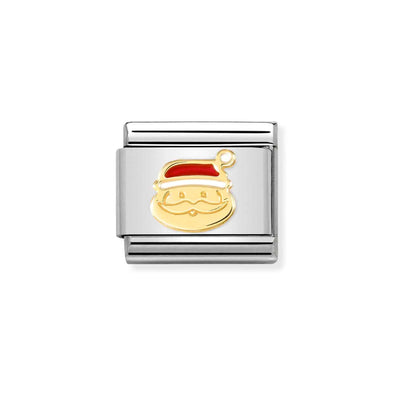 Nomination Composable Link 030225/24 Christmas Face of Santa Claus