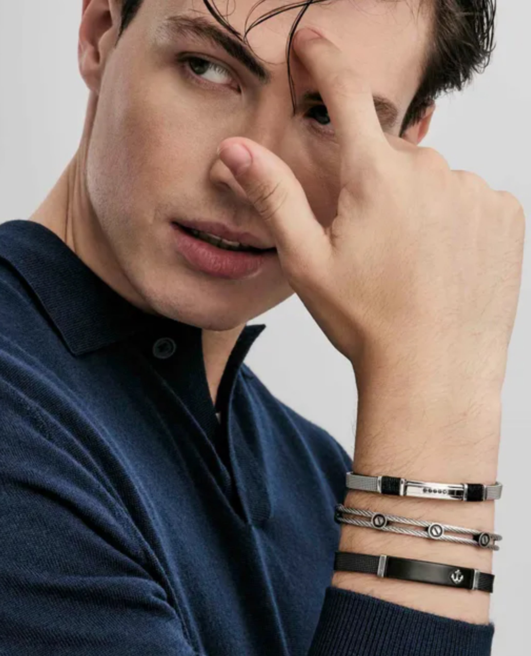 Nomination 135004/002 #SEALOVER Link Bracelet Black Anchor