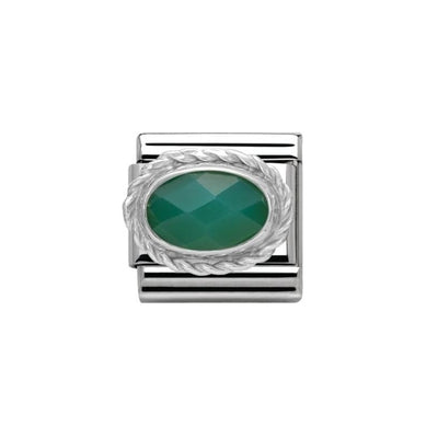 Nomination Composable Link 330503/27 Green Agate