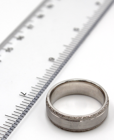 Kirk Kara SS6974M-B Artin 18K White Gold Wedding Band