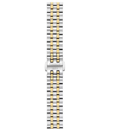 Tissot T122.210.22.033.00 Carson Premium Ladies Swiss Quartz Two Tone Watch with Roman Numerals