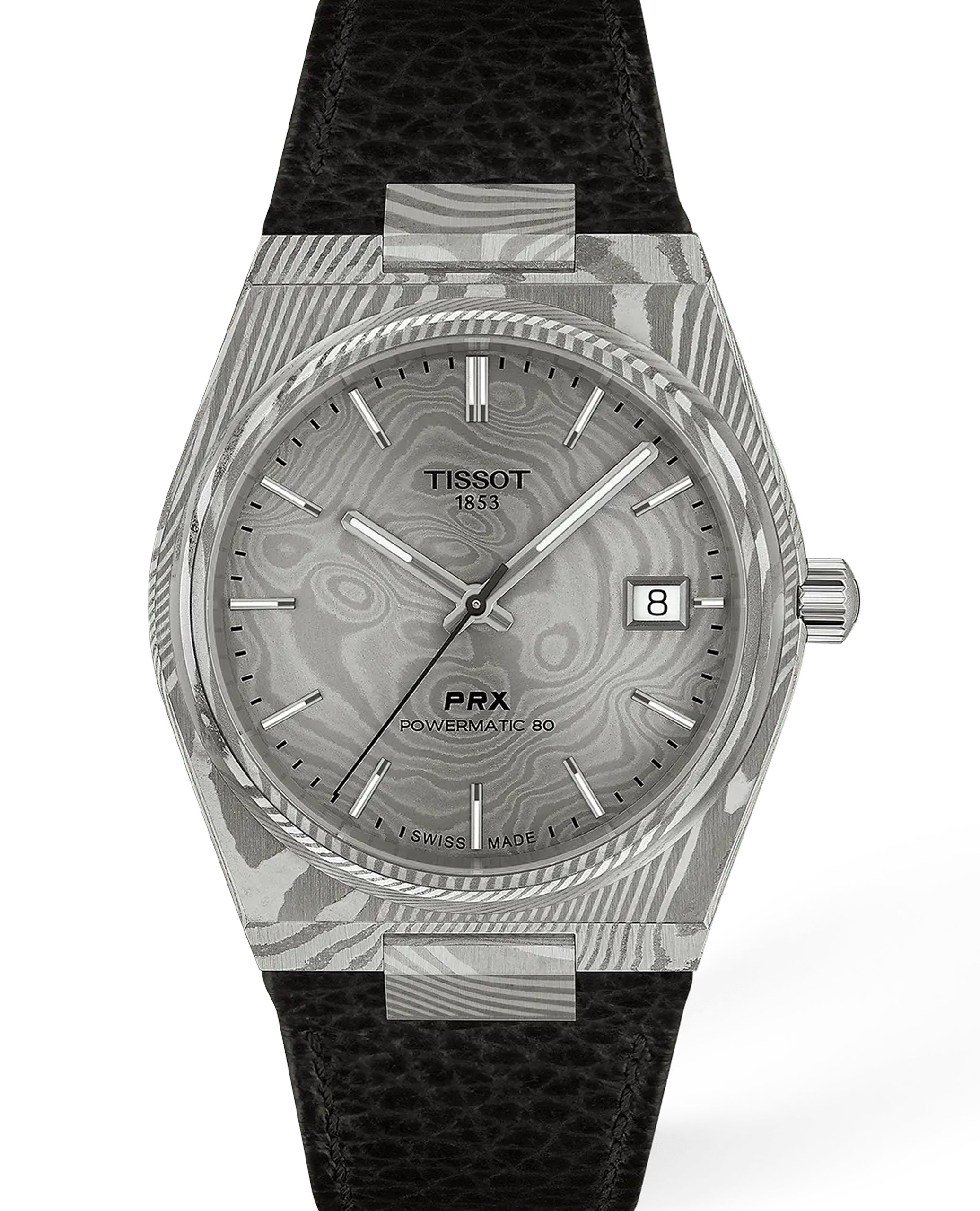 Tissot T137.807.96.081.00 PRX Damascus Steel 38mm Watch