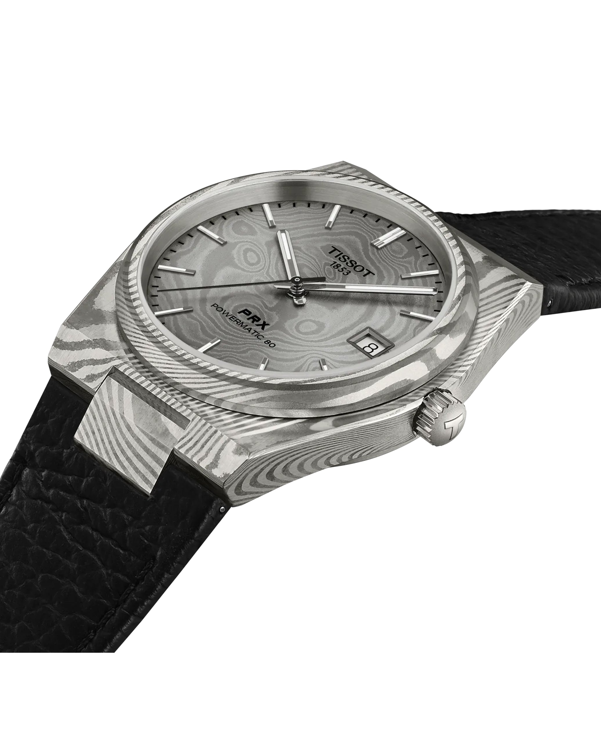 Tissot T137.807.96.081.00 PRX Damascus Steel 38mm Watch