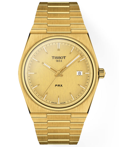 Tissot T137.410.33.021.00 PRX Steel Watch with Gold PVD