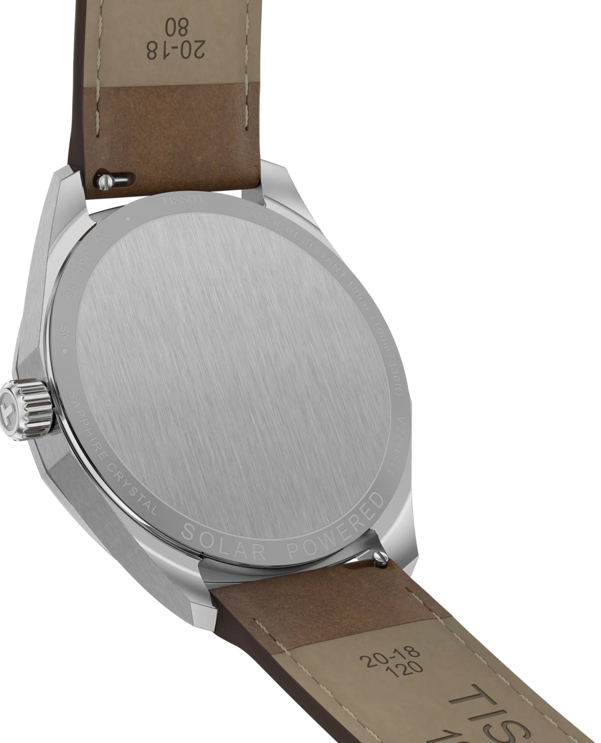 Tissot T151.422.16.031.00 PRC 100 Solar 39mm Watch with Leather Strap