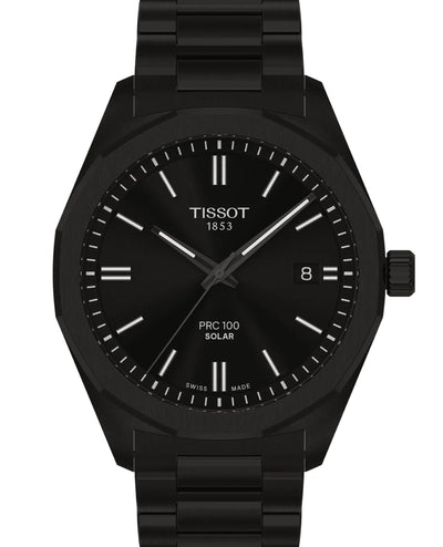 Tissot T151.422.33.051.00 PRC 100 Solar 39mm Black Watch