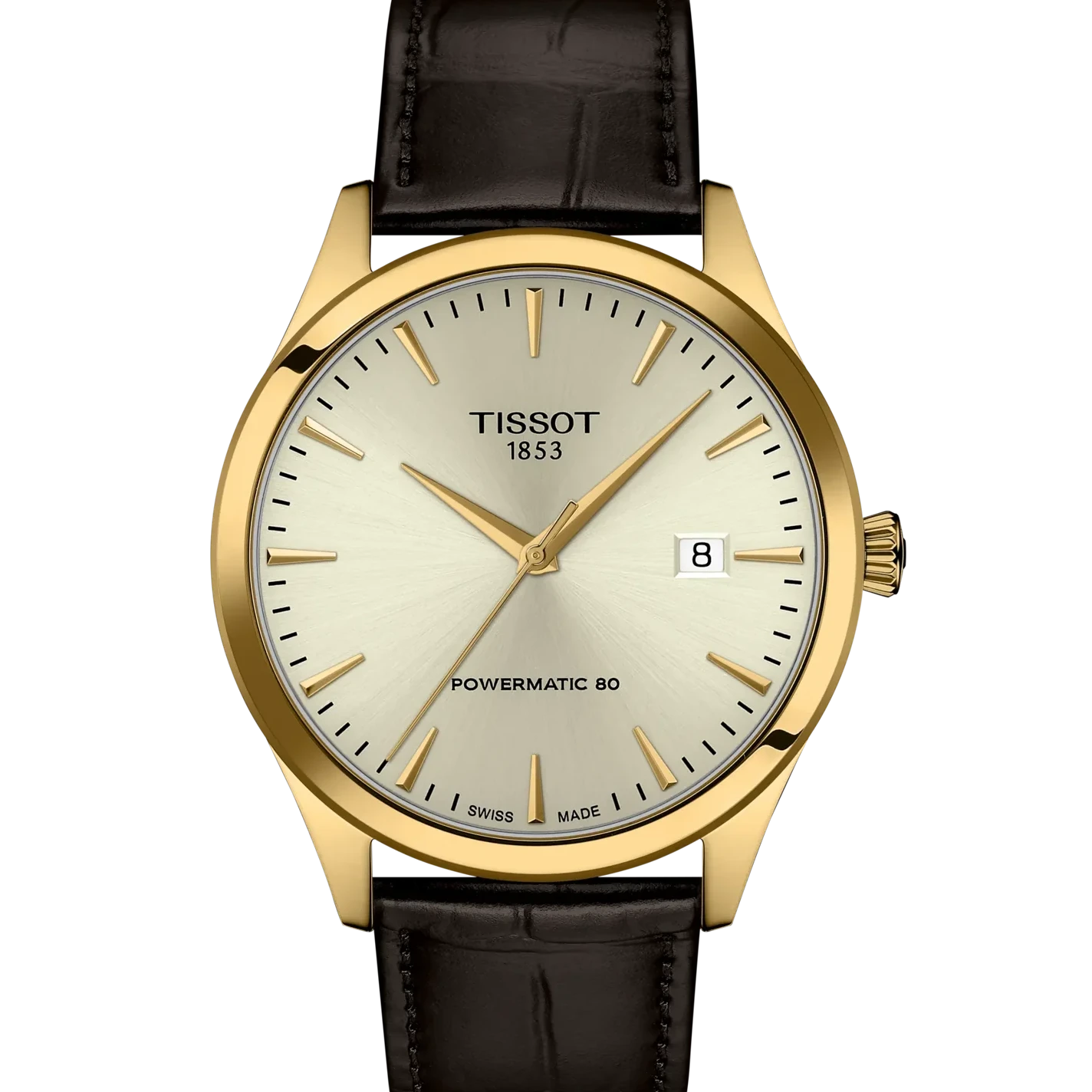 Tissot T158.407.36.261.00 Classic Dream Gold Color 40mm Watch with Swiss Automatic Movement