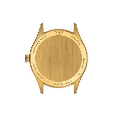 Tissot T158.407.36.261.00 Classic Dream Gold Color 40mm Watch with Swiss Automatic Movement
