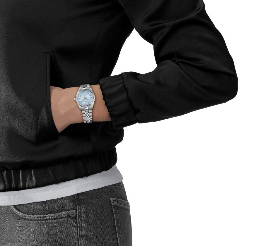 Tissot T156.208.11.353.00 Ballade 30mm Watch with Ice Blue Dial