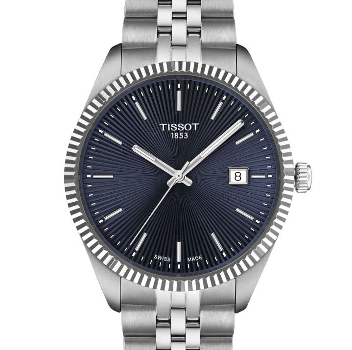Tissot T156.410.11.041.00 Ballade 40mm Watch with Blue Dial