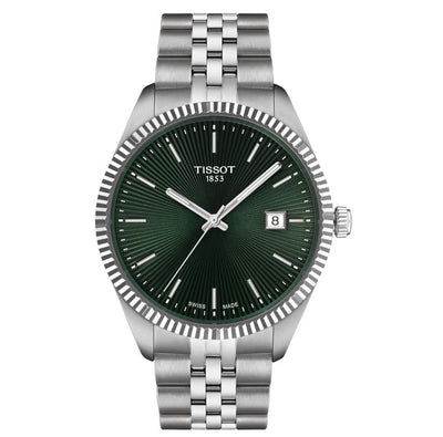 Tissot T156.410.11.091.00 Ballade 40mm Watch with Green Dial