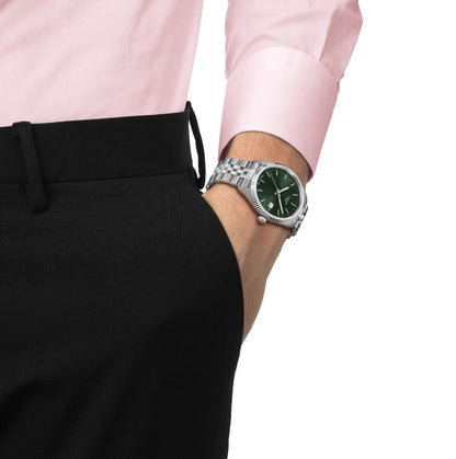 Tissot T156.410.11.091.00 Ballade 40mm Watch with Green Dial