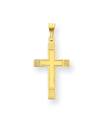 14K Yellow Gold Cross