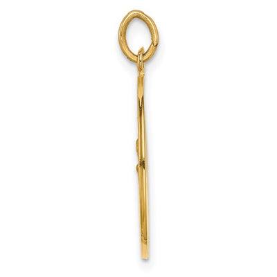 14K Yellow Gold St. Christopher Medal Pendant
