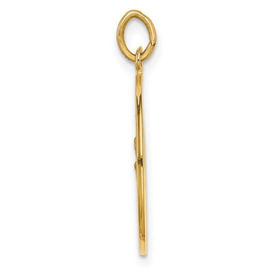 14K Yellow Gold St. Christopher Medal Pendant