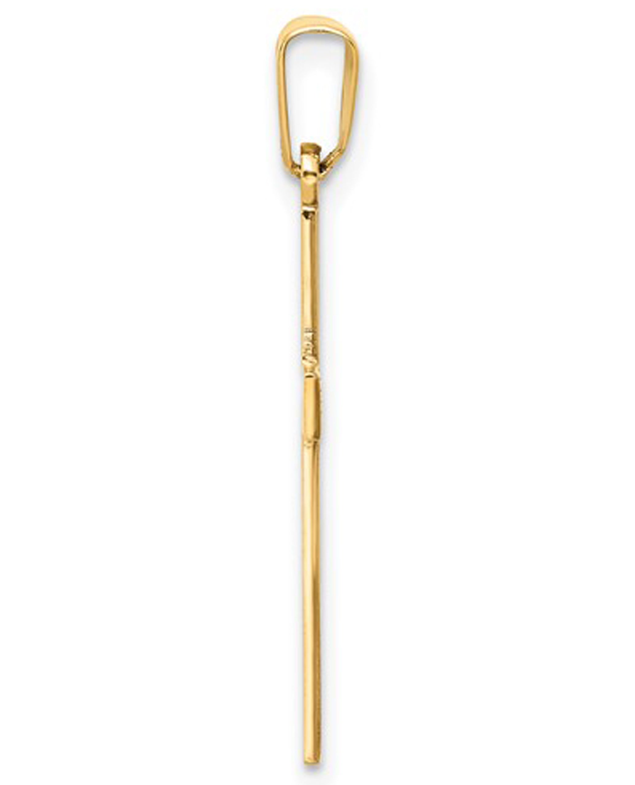 14K Yellow Gold Cross Charm