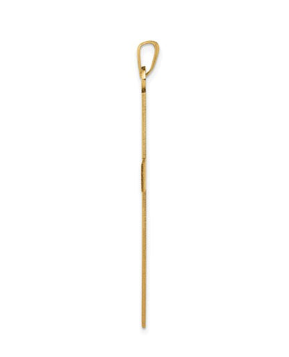 14K Yellow Gold Cross XR543