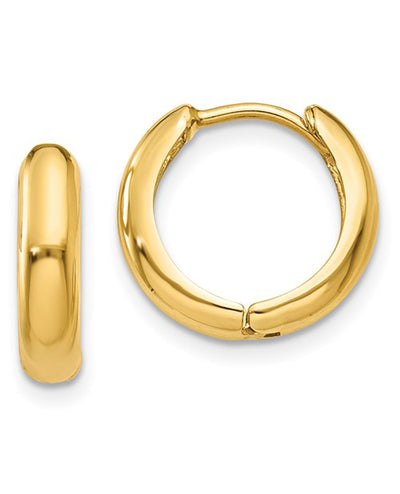 14K Yellow Gold Small Hoop Earrings