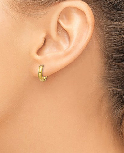 14K Yellow Gold Small Hoop Earrings