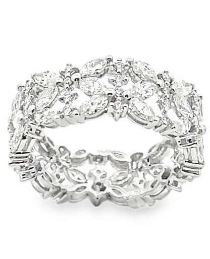 18K White Gold 2.44 Carat Diamond Ring