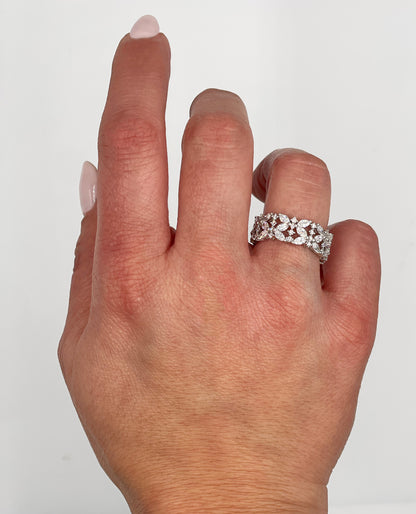 18K White Gold 2.44 Carat Diamond Ring