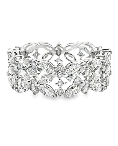 18K White Gold 2.44 Carat Diamond Ring