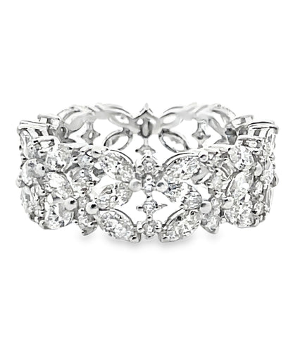 18K White Gold 2.44 Carat Diamond Ring