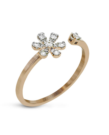 Zeghani ZR1864 Rose Gold Ring