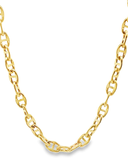 14K Yellow Gold 6.3mm Anchor Chain