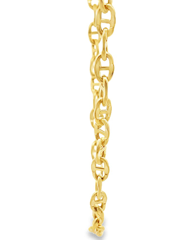 14K Yellow Gold 6.3mm Anchor Chain