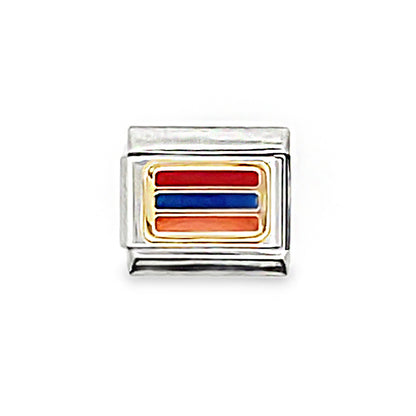 Nomination Composable Armenian Flag Red Blue Orange