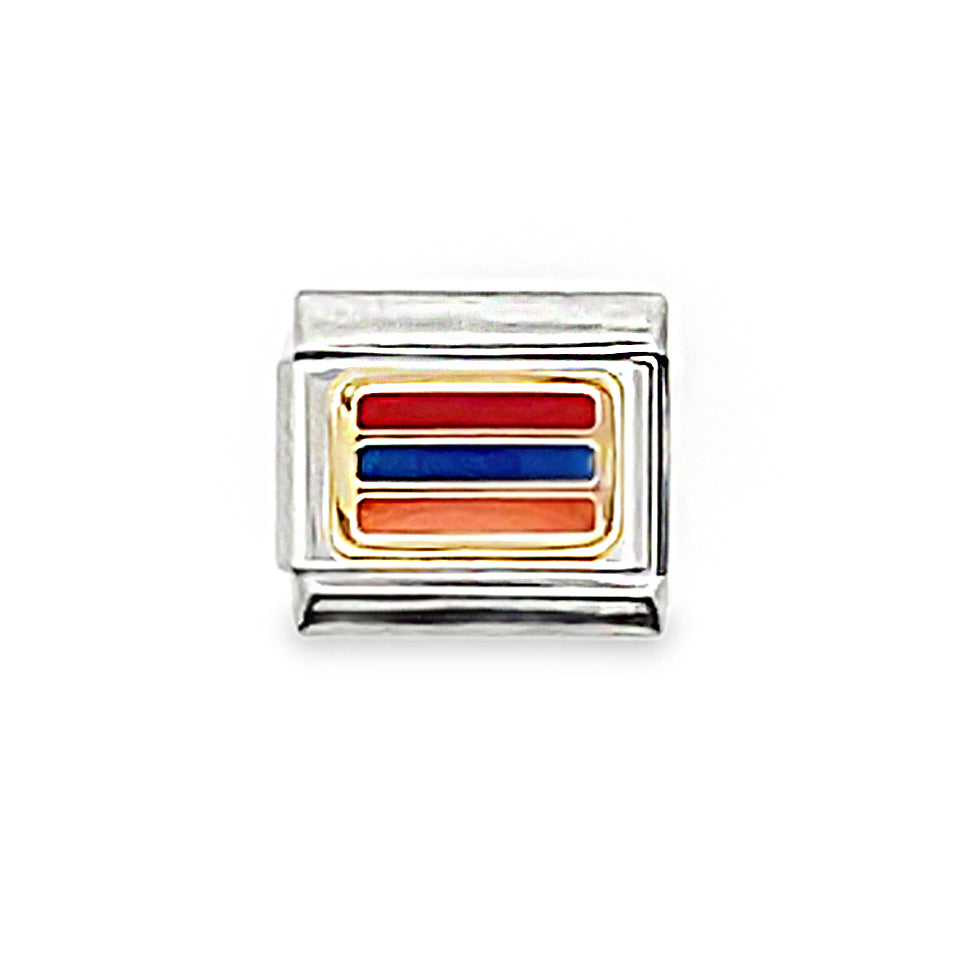 Nomination Composable Armenian Flag Red Blue Orange