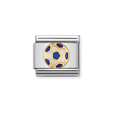 Nomination Composable 030204/39 White and Blue Ball