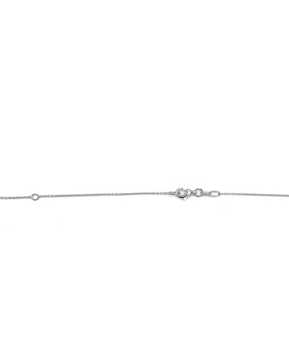 Simon G. DP113 18K White Gold and Diamond Garden Collection Pendant Necklace