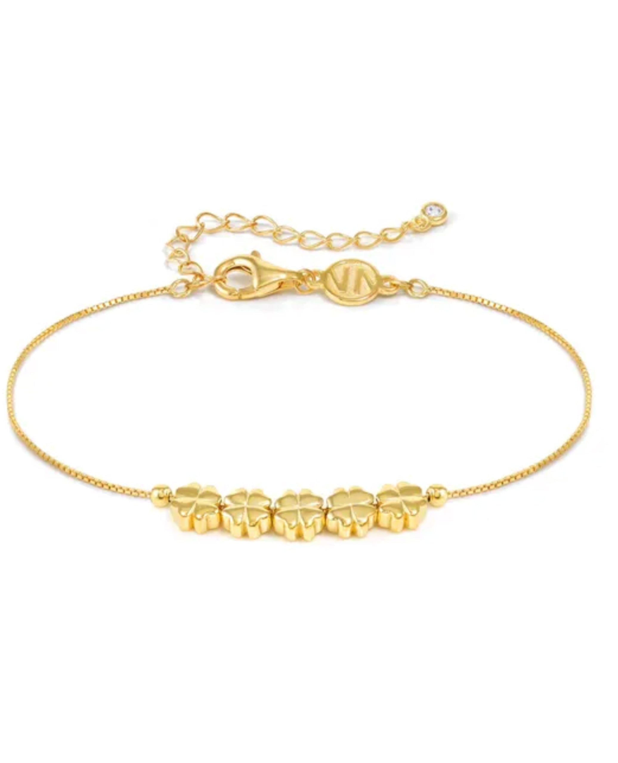Nomination 241303/003 Armonica Bracelet Four Leaf Clover Gold Plating